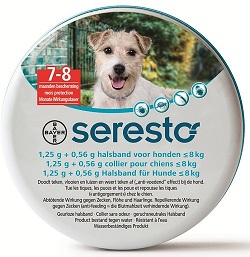 Seresto band hond klein kg 38 cm Dierspeciaalmagazijn. Complete dierspeciaalzaak